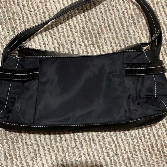 KC REACTION black nylon bag with leather trim - Picture 3 of 10